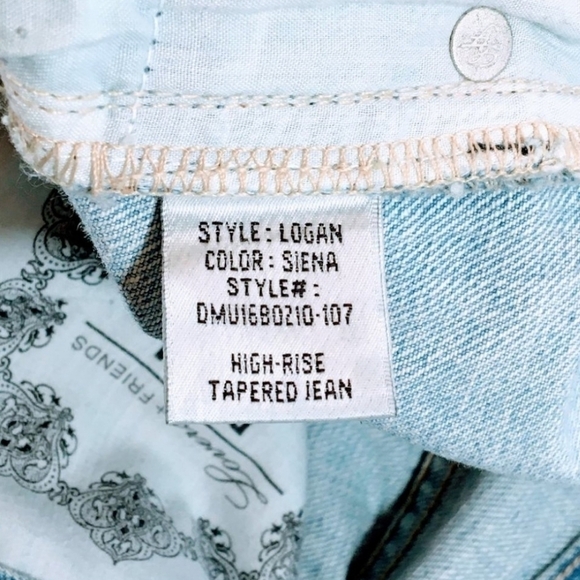 LOVERS + FRIENDS High-Rise Tapered Distressed Jeans in Siena Size 26 - Picture 13 of 16